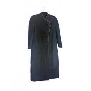 Vintage 80s Custom Made Wool Silk Detail Jacket